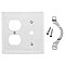 NP128W, HUBBELL, TRADE, SELECT, COMBO, 2G, 1, DUPLEX, SECTION, A, .406IN, WHITE
