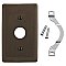 NP730, HUBBELL, TRADE, SELECT, 1G, .625, IN, HOLE, STRAP, MOUNTED, BROWN
