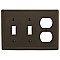 NP28, HUBBELL, TRADE, SELECT, COMBO, 3G, TOGGLE, DUPLEX, BROWN