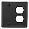 NP138BK, HUBBELL, TRADE, SELECT, COMBO, 2G, 1, DUPLEX, 1, BLANK, BLACK