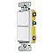 RCD303W, HUBBEL, COMBO, TWO, 3, WAY, SWITCHES, IN, ONE, WHITE