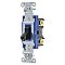1203BK, HUBBELL, 3-WAY, 15A, 120-277V, INDUSTRIAL, SWITCH, BLACK