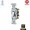 CS315W, HUBBELL, 3-WAY, 15A, 120-277V, SPEC, GRADE, , SWITCH, WHITE, SIDE-WIRED