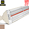 W-2528-SS-BI, INFRATECH, BISCUIT, W-, SINGLE, ELEMENT, HEATER, 2500WATTS, 208V