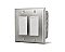 14-4405, INFRATECH, DUAL, SS, WALL, PLATE, WITH, GANG, BOX, SIMPLE, ON, OFF