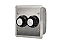 14-4205, INFRATECH, DUAL, SS, WALL, PLATE, W/, DEEP, GANG, BOX