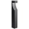 15848BKT, KICHLER, TEXTURED, BOLLARD, 12V, LED, PATH, LIGHT, BLACK
