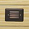 15782AZT30R, KICHLER, 30K, LOUVERED, LED, MINI, STEP, LIGHT, IN, AZT