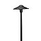 15310BKT, KICHLER, 8", DOME, 12V, PATH, LIGHT, TEXTURED, BLACK