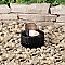 15192BK, KICHLER, MR16, MINI, IN-GROUND, WITH, COWL, BLACK