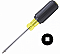 35-691, IDEAL, , SCREWDRIVER, #1, ROBERTSON, TIP, X, 4IN, SHAFT, RUBBER, GRIP, 8IN
