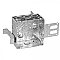 52171KSSX, VISTA, 4", SQUARE, DEEP, ELECTRICAL, BOX, FOR, STEEL, STUD