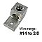 LA2/0, TECHSPAN, LA2/0, ALUM, MECH, LUG, 14-2/0, 1CON, 1HOLE