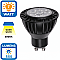 LEDGU10FL3000KBK90, AXITE, LIGHTING, 7.5W, LED, GU10, LAMP, 3K, -, BLACK