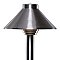 TRADITIONAL 4"HAT PATH LIGHT 12V STAINLESS 12"STEM