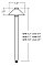 TRADITIONAL 5.5"HAT PATH LIGHT 12V ANTIQUE BRASS 12" STEM