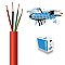 WICH0022RD, ALARM/SECURITY, CABLE, 22AWG, 4C, FT4/CSA, 1000, FT, RED